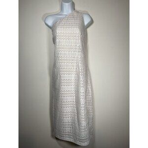 New York & Company NWT One Shoulder Lace Dress Wedding Romantic Cottage Size 20